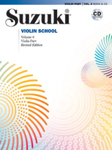 Suzuki Violin School #6 Revised Violin BK/CD P.O.P. cover Thumbnail